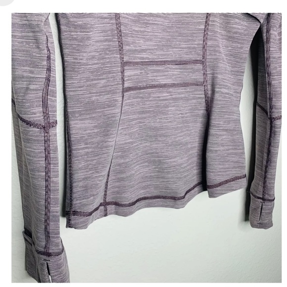 Lululemon Define Jacket Wee Are From Space Frosted Mulberry Black Currant Stripe - Picture 4 of 15